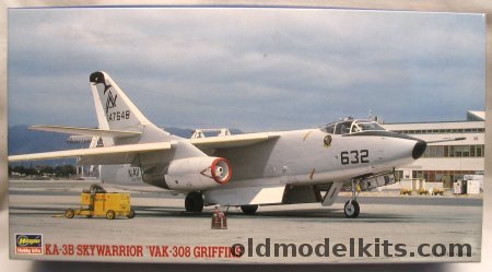 Hasegawa 1/72 KA-3B Skywarrior - VAK-308 'Griffin's 1987 / VAK-208 'Jockeys' 1987 / VAQ-308 1978, K142 plastic model kit